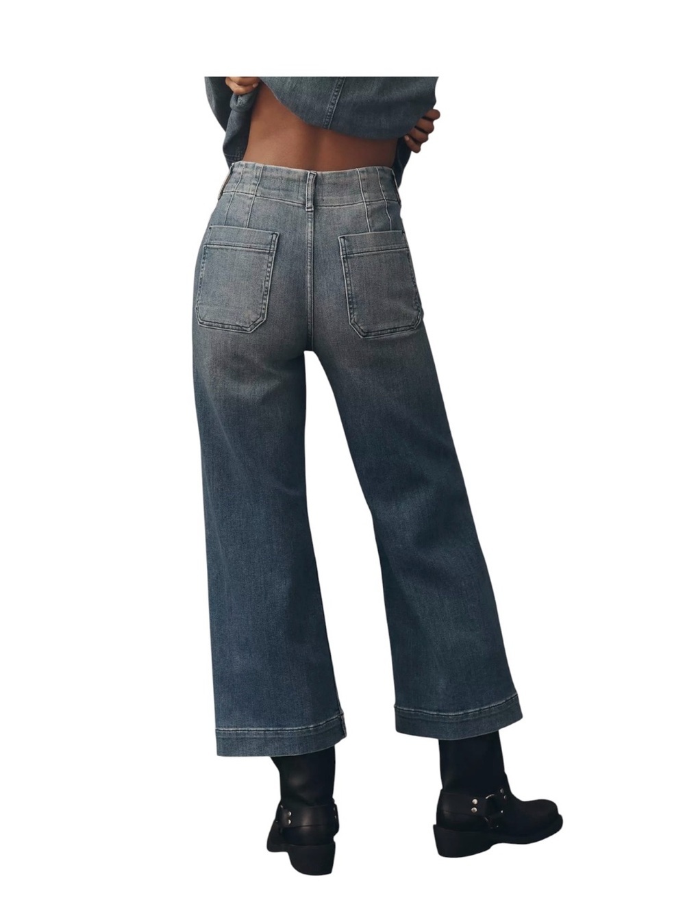 Anthropologie NWOT Maeve Collette Crop jeans - Picture 4 of 11